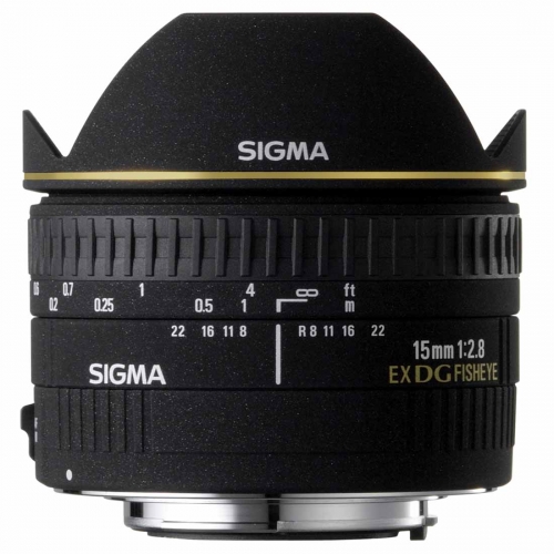 Objektiv Sigma 15 mm f/2.8 EX DG Diagonal Fisheye
